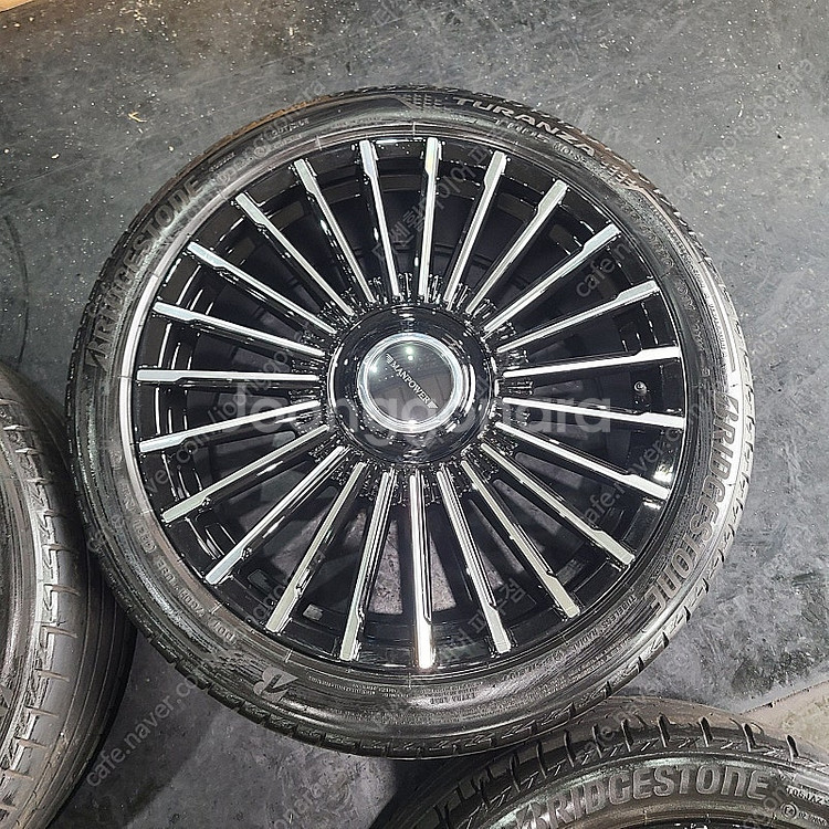 벤츠W223 S클래스 20인치 휠타이어 한대분 만소리 스타일 휠 255 40 20 브리지스톤 중고타이어--5